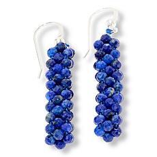 Jay King Lapis Woven Sterling Silver Earrings