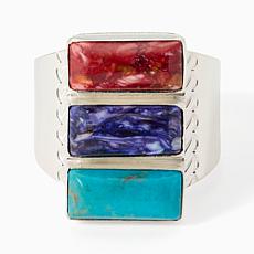 Jay King Multi Stone Sterling Silver Ring