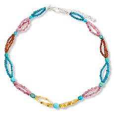 Jay King Multigemstone Color Block Bead Necklace