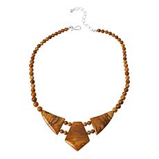 Jay King Picture Jasper Freeform Draped Necklace