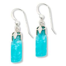Jay King Sterling Silver Amazonite Drop Earrings