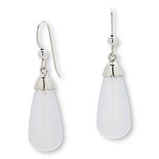 Jay King Sterling Silver Blue Chalcedony Teardrop Earrings