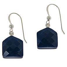 Jay King Sterling Silver Blue Opal Drop Earrings