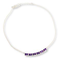 Jay King Sterling Silver Purple Spiny Oyster Shell Chain Necklace