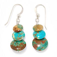 Jay King Sterling Silver Sacred Cloud Mountain Turquoise Earrings