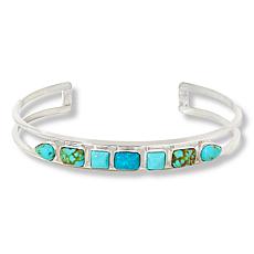 Jay King Sterling Silver Sonoran Turquoise Cuff Bracelet