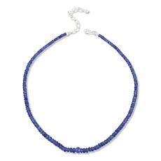 Jay King Sterling Silver Tanzanite Bead 19" Necklace