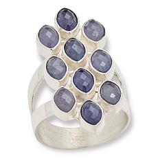 Jay King Sterling Silver Tanzanite Multi-Stone Ring