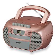Jensen Bluetooth Stereo, CD, & Cassette Player w/AM/FM Radio & Antenna