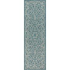 JONATHAN Y Charleston Vintage Filigree Indoor/Outdoor 2' x 10' Runner