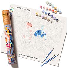 Journey of Something Kitchen Window Paint by Numbers Kit