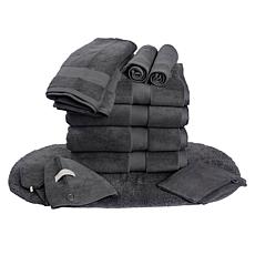 Joy CleanBoss Bath Makeover 12pc Cotton Towel Set w/Rug