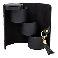 Joy First Class Luxury Leather Hard Sided Jewelry Case