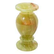 KALIFANO Green Onyx Flower Vase