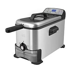 Kalorik 3.2-Qt Digital Deep Fryer w/Oil Filtration - Stainless Steel