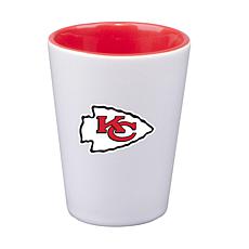 Kansas City Chiefs 2oz. Inner Color Ceramic Cup