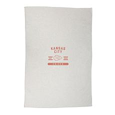 logobrands Kansas City Chiefs Red Polyester Sweatshirt Blanket 616