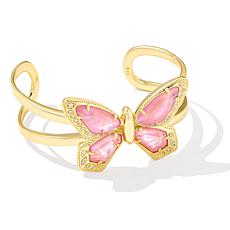 Kendra Scott x Dolly Parton Butterfly Pink Cuff Bracelet 