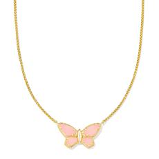 Kendra Scott x Dolly Parton Butterfly Short Pendant Necklace - Pink