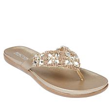 Kenneth Cole Reaction Glam-athon Jeweled Thong Sandal