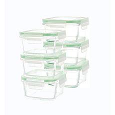 Kinetic Glassworks 12-piece Square 37 oz. Food Storage Set