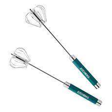Kitchen HQ 2-pack 12" Stainless Steel Push Whisks