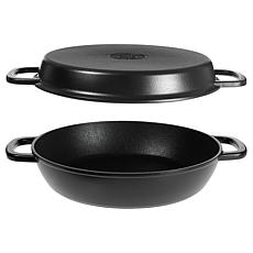 Kitchen HQ Diamond Infused Ceramic Nonstick 12" Dual Pan Set