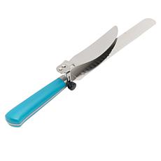 Kitchen HQ Hollow-Edge Slicer with Adjustable Thickness Guide