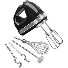 KitchenAid 9-Speed Hand Mixer with Accessories - Onyx Black