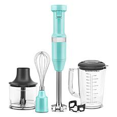 KitchenAid Variable Speed Corded Immersion Hand Blender - Aqua