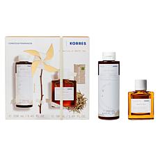 Korres White Tea Eau de Toilette & Cleanser with Gift Box