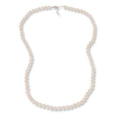 Kwan Collections Cultured Freshwater Pearl 36" Necklace