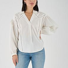 La Joie Ladder Lace Inset Shirt