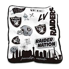 Northwest NFL Las Vegas Raiders Oversized Silk Touch Throw Blanket, Team  Colors, 55 x 70