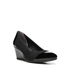 lifestride black wedges