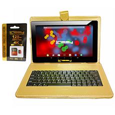 LINSAY 10" IPS 32GB Android 12 Tablet Bundle