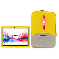 LINSAY 10.1" Octa Core 256GB Tablet with Kids Case & Backpack