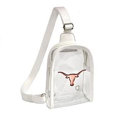 Littlearth NCAA Texas Longhorns 3D Logo Clear Mini Sling