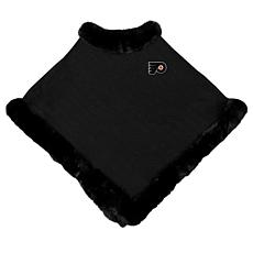 Littlearth NHL Philadelphia Flyers Fur Trim Poncho