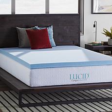 LUCID Comfort Collection 3" Gel Memory Foam Mattress Topper - Twin