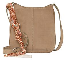 Lucky Brand Ezla Leather Crossbody with Scarf