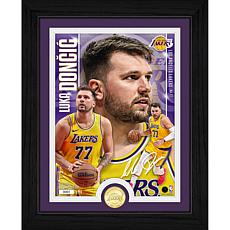 Luka Doncic 13"x16" Framed Collectible with Bronze Coin