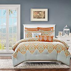 Madison Park Nisha Orange Comforter Set - King/Cal King