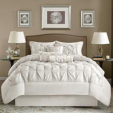 Madison Park White Laurel Comforter Set - Cal King