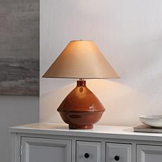 Maisie 20.5" Brown Ceramic Table Lamp