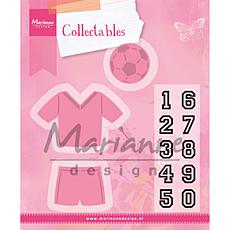 Marianne Design Collectables Dies & Stamp Set - Football