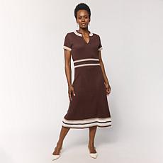 Mark & James by Badgley Mischka Pointelle Sweater Dress