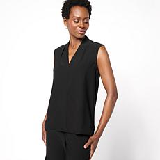 MarlaWynne Luxe Crepe Sleeveless Top