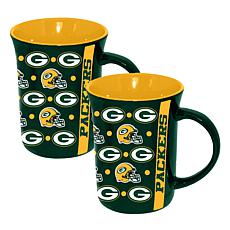 Memory Company 2pk 15oz Ceramic Line Up Mug Packers
