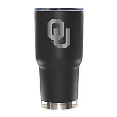 Memory Company 30oz Black Tumbler Etched Logo Oklahoma